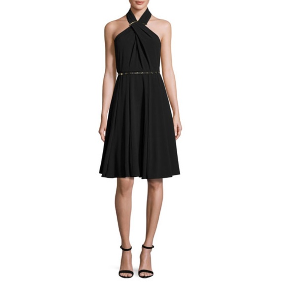 Halston Heritage Dresses & Skirts - NWT Halston Heritage Cross-Neck Halter Dress